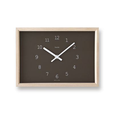 product image of kaede clock in brown design by lemnos 1 531