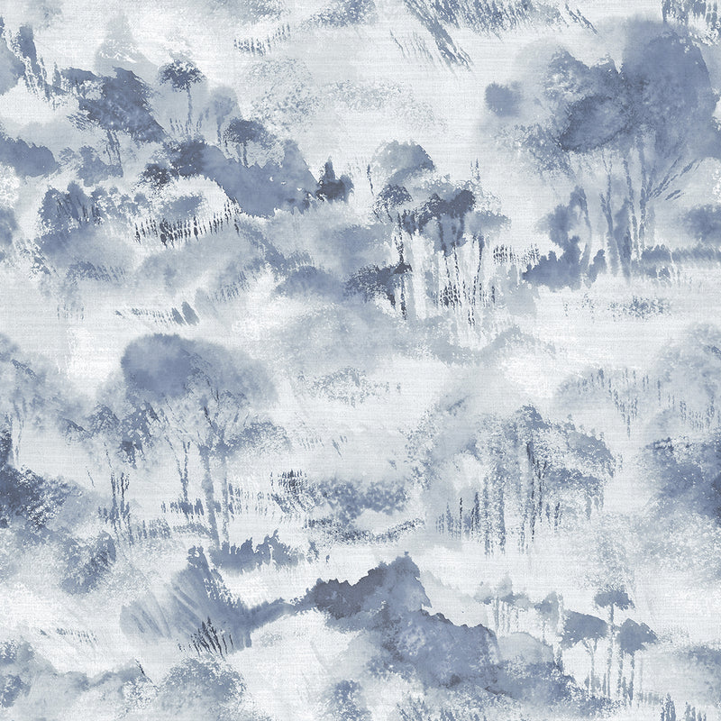media image for Nara Indigo Toile Wallpaper from the Scott Living II Collection by Brewster Home Fashions 254