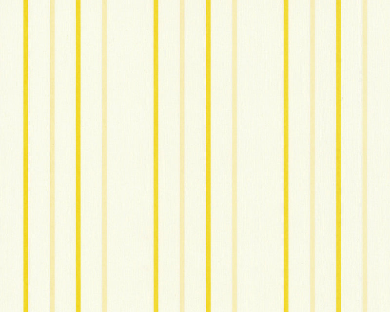 media image for Narrow Stripes Wallpaper in Yellow design by BD Wall 216