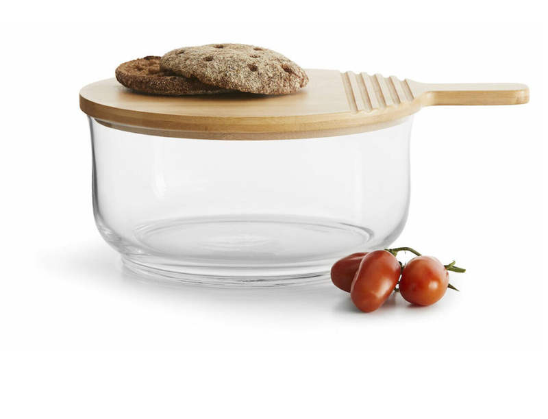 media image for Salad Bowl w/ Bamboo Lid/Cutting Board 23