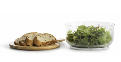 product image for Salad Bowl w/ Bamboo Lid/Cutting Board 4