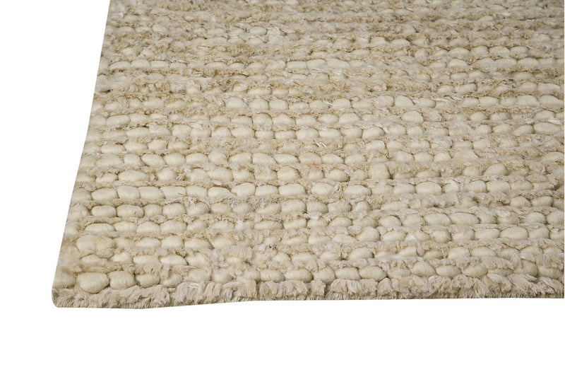 media image for Nature Collection Hand Woven Wool and Hemp Area Rug in White design by Mat the Basics 299
