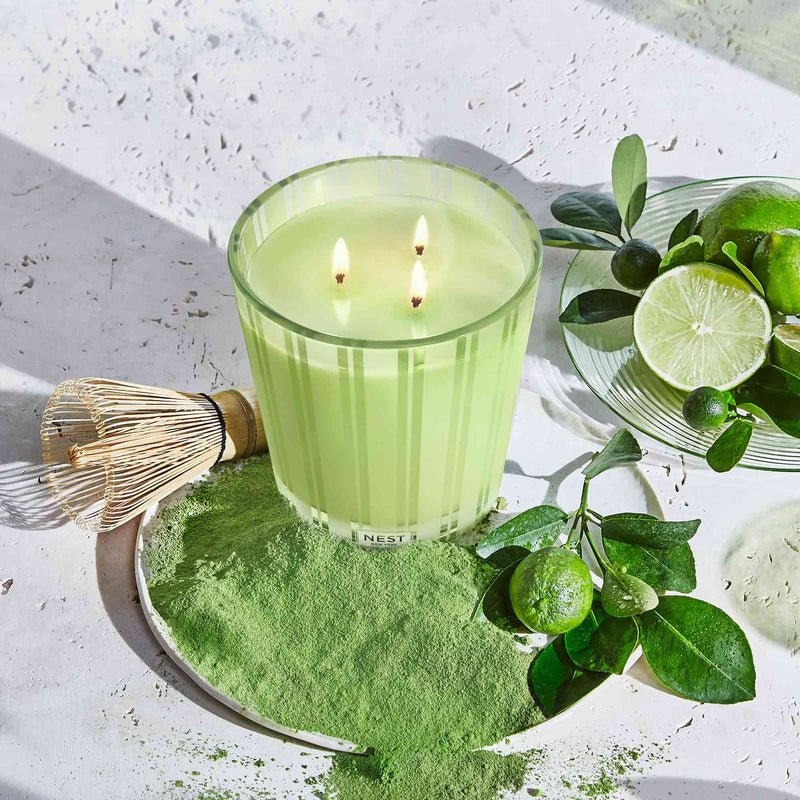 media image for Lime Zest & Matcha 3-Wick Candle 246