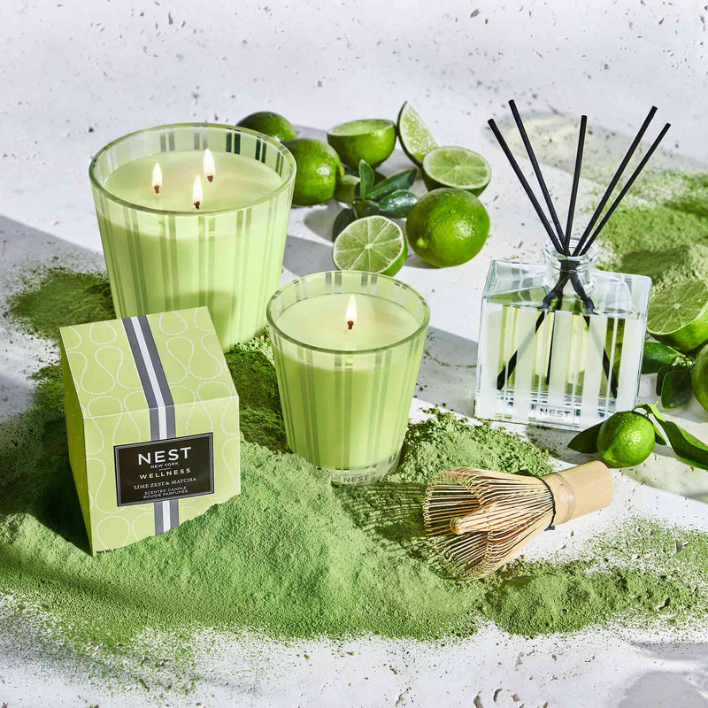 media image for Lime Zest & Matcha 3-Wick Candle 264