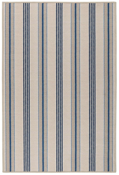 product image for Nimes Ticking Neutral Machine Washable Rug 1 96