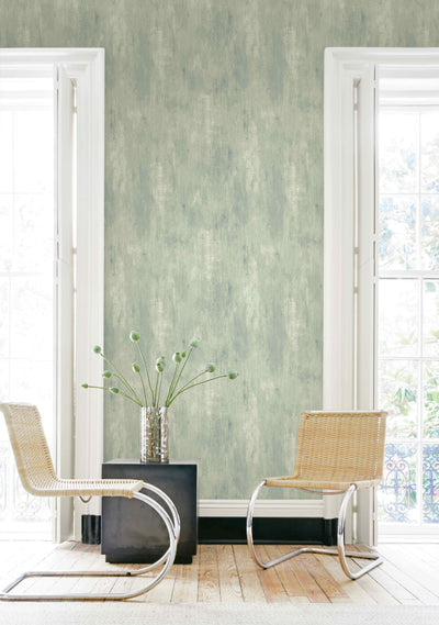 product image of Nouveau Texture Wallpaper in Seafoam from the Nouveau Collection by Wallquest 584