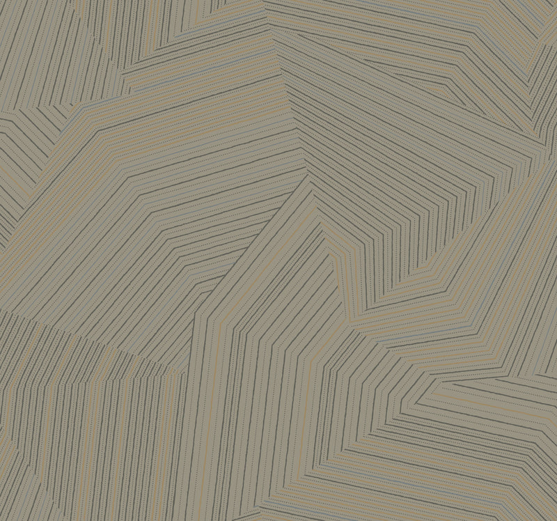 media image for Dotted Maze Wallpaper in Glint 211