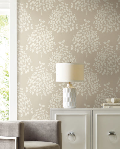 product image for Tender Wallpaper in Pearl Taupe by Candice Olson for York Wallcoverings 76