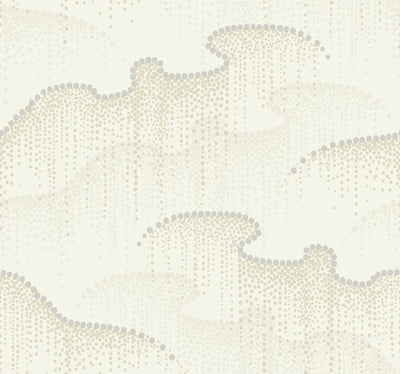 product image of Moonlight Pearls Wallpaper in Cream by Candice Olson for York Wallcoverings 543
