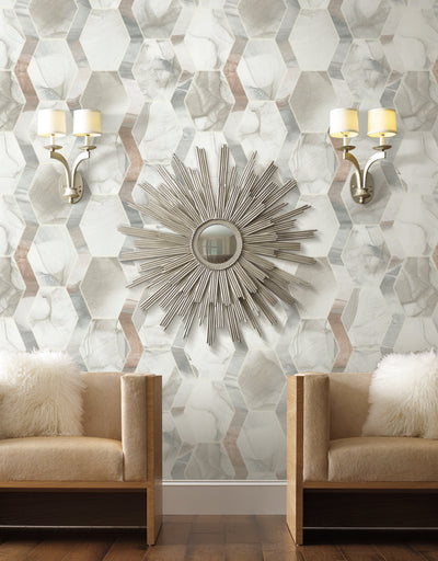 product image for Earthbound Wallpaper in Taupe by Candice Olson for York Wallcoverings 99