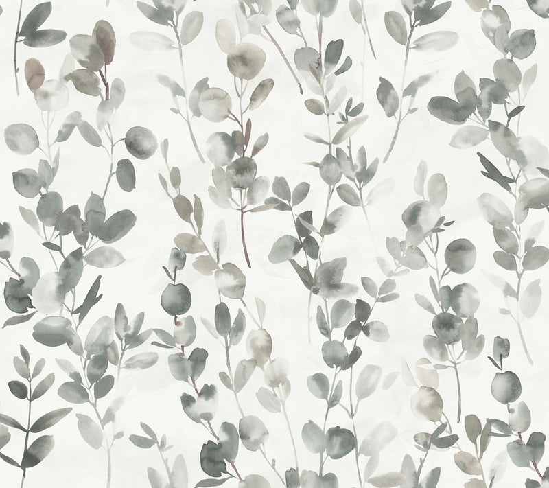 media image for Joyful Eucalyptus Wallpaper in Grey/Taupe by Candice Olson for York Wallcoverings 235