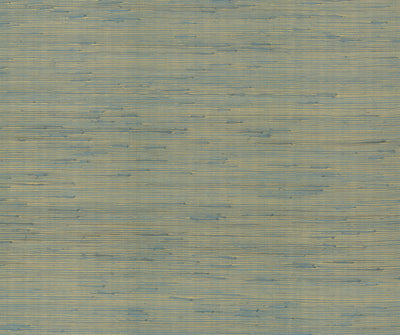 product image of Metallic Jute Wallpaper in Gold/Blue by Candice Olson for York Wallcoverings 539