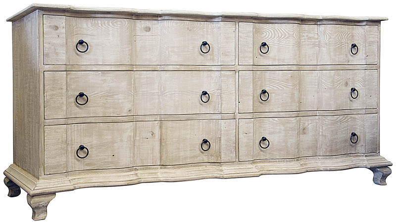 media image for reclaimed lumber lexington 6 drawer dresser 1 255