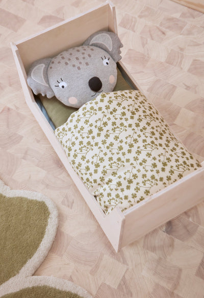 product image for retro doll bed in pale rose design by oyoy 5 75