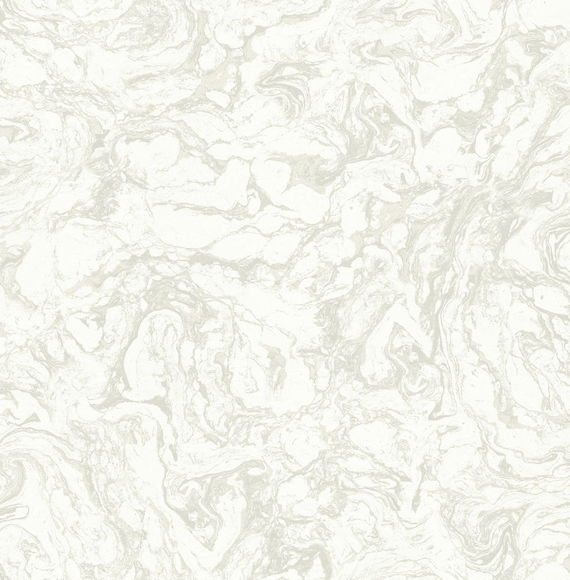 media image for Oil and Water Wallpaper in White from the Caspia Collection by Wallquest 291
