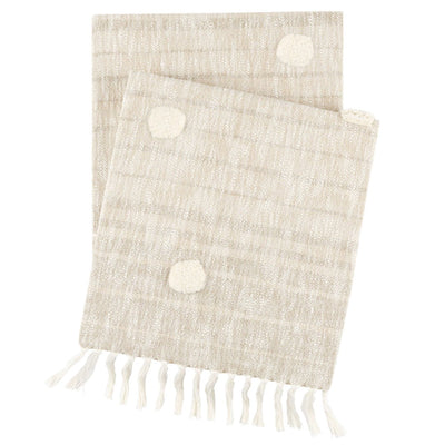 product image of Ombre Dot Natural Throw 1 575
