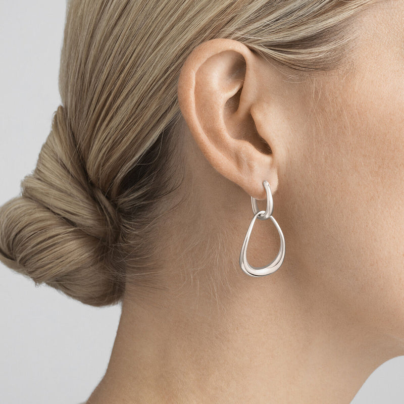 media image for Offspring Silver Earrings in Various Styles by Georg Jensen 241