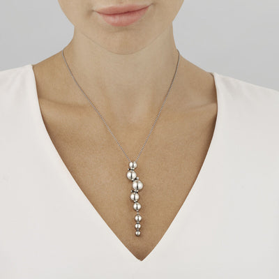 product image for Grape Silver Long Pendant by Georg Jensen 80
