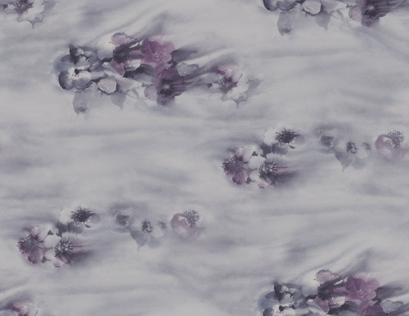 media image for Ophelia Wallpaper in Lilac and Silver from the Solaris Collection by Mayflower Wallpaper 236