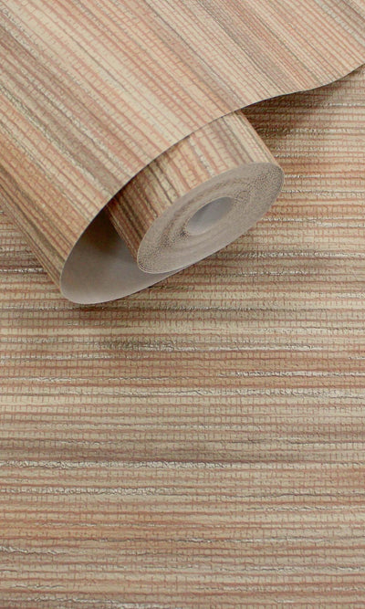 product image for Beige & Orange Plain Grasslike Textured Metallic Wallpaper by Walls Republic 81