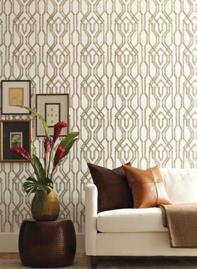 product image for Oriental Lattice Wallpaper from the Tea Garden Collection by Ronald Redding for York Wallcoverings 81