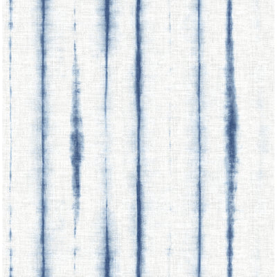 product image of Orleans Shibori Faux Linen Wallpaper in Blue from the Pacifica Collection by Brewster Home Fashions 589