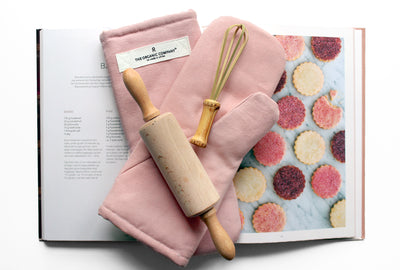 product image for oven mitts in multiple colors and sizes design by the organic company 9 95