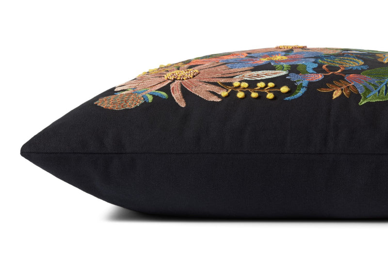 media image for Dovecote Black Floral Pillow 281