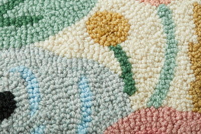 product image for Hooked Cream/Multi Color Pillow 3 18