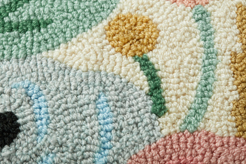 media image for Hooked Cream/Multi Color Pillow 3 272