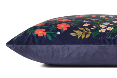 product image for navy pillow by rifle paper co x loloi p190prp0025nv00pil3 2 88