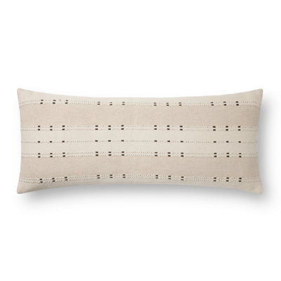 product image of Gabrielle Jacquard Woven Beige Terracotta Pillow By Amber Lewis X Loloi P212Pal0027Betcpi29 1 532