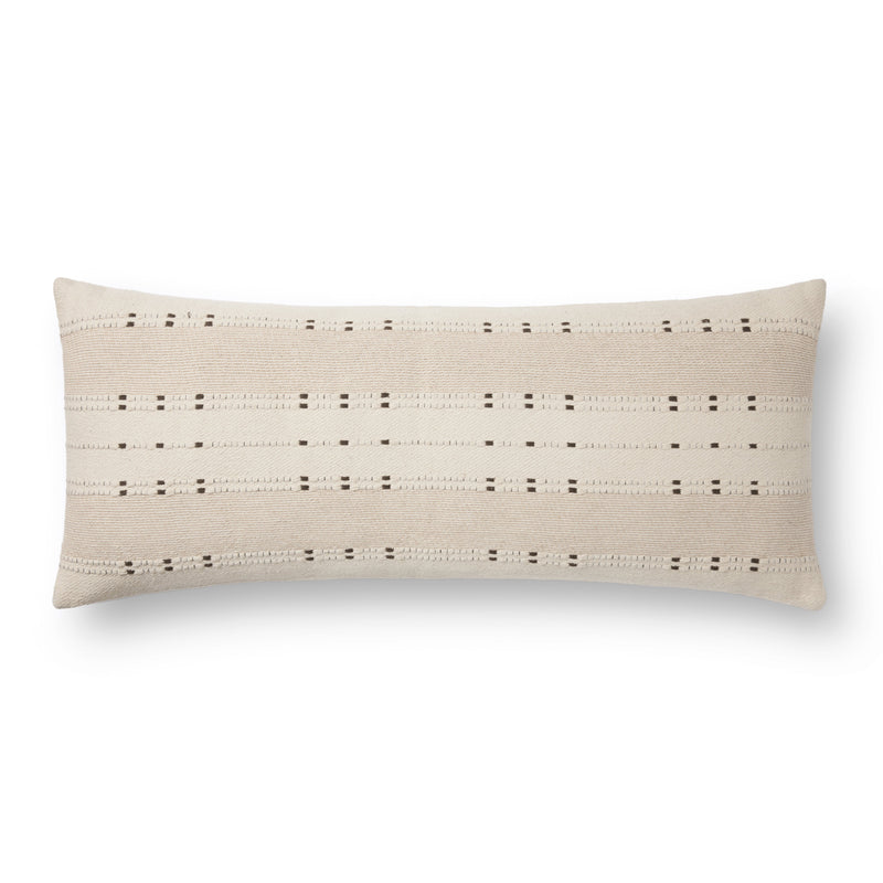 media image for Gabrielle Jacquard Woven Beige Terracotta Pillow By Amber Lewis X Loloi P212Pal0027Betcpi29 1 289