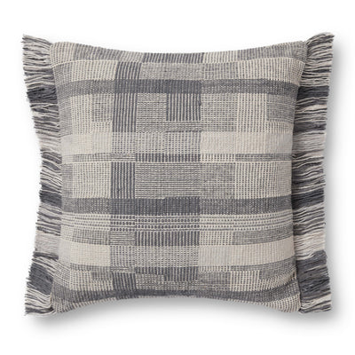 product image of Birdie Hand Woven Silver Ivory Pillow By Amber Lewis X Loloi P227Pal0017Siivpil1 1 593