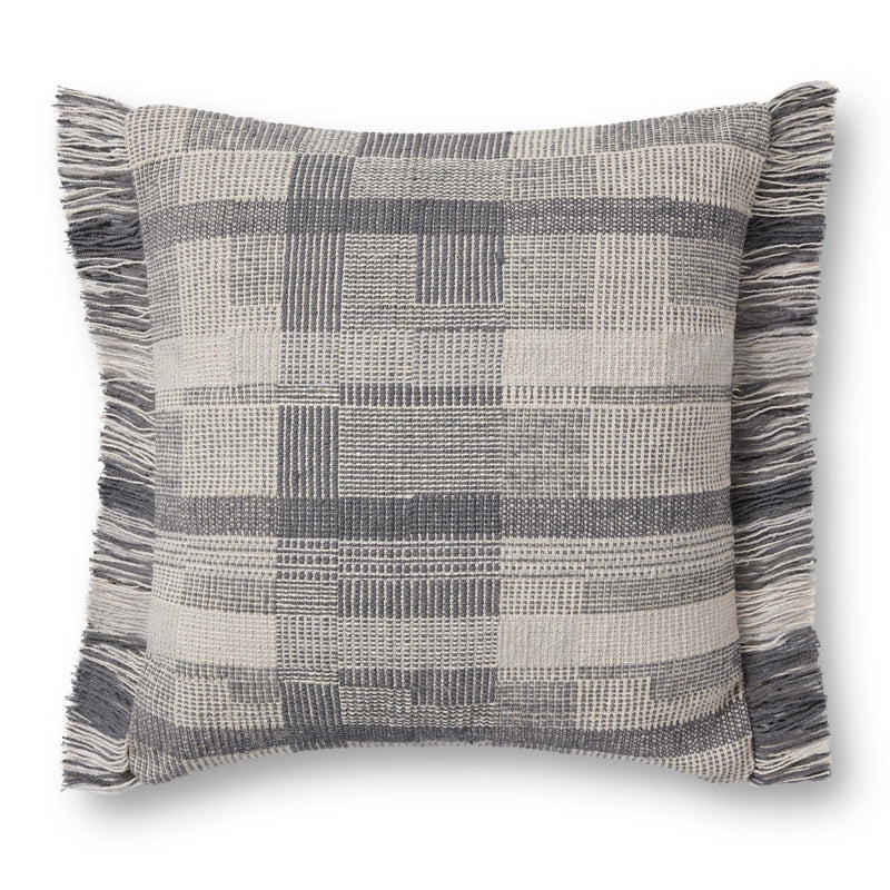 media image for Birdie Hand Woven Silver Ivory Pillow By Amber Lewis X Loloi P227Pal0017Siivpil1 1 212