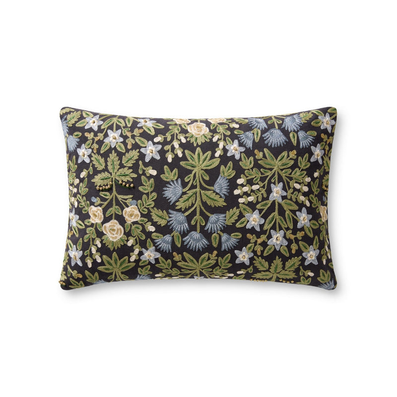 media image for Embroidered Black Pillow 1 271