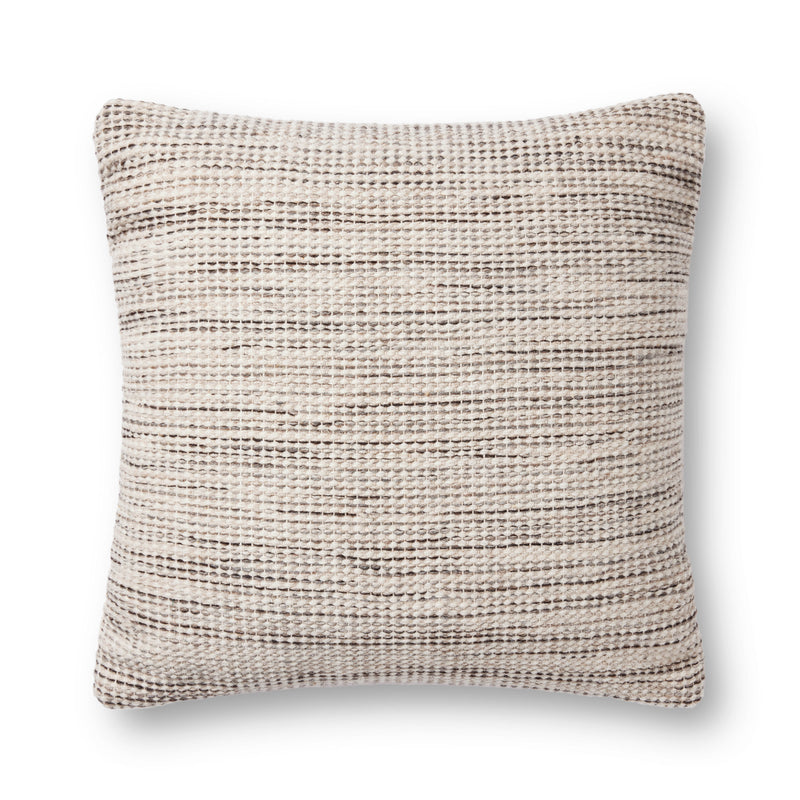 media image for Morro Hand Woven Natural Grey Pillow By Amber Lewis X Loloi P284Pal0018Nagypil3 1 232