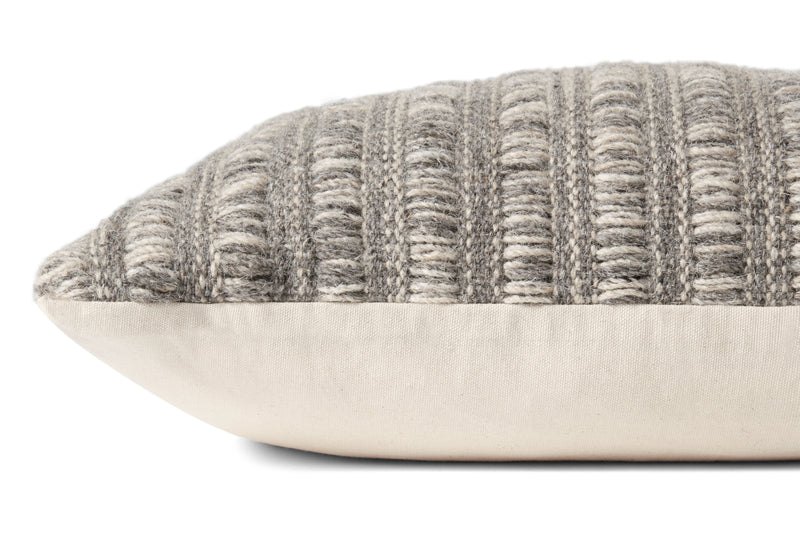 media image for kit hand woven grey natural pillow by amber lewis x loloi p285pal0020gynapil3 2 28