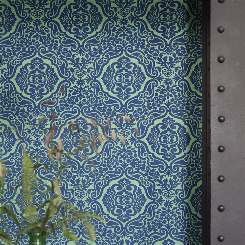 media image for Fioravanti Cobalt Wallpaper from the Minakari Collection by Designers Guild 273