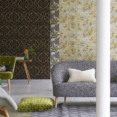 product image for Fioravanti Espresso Wallpaper from the Minakari Collection by Designers Guild 34