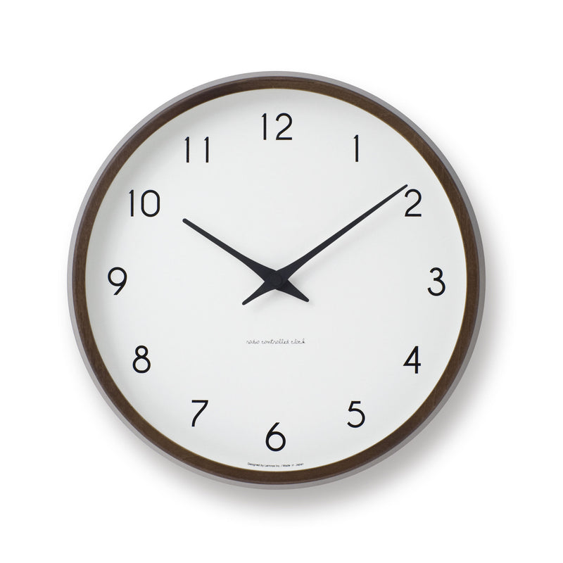 media image for champagne clock in brown design by lemnos 1 286