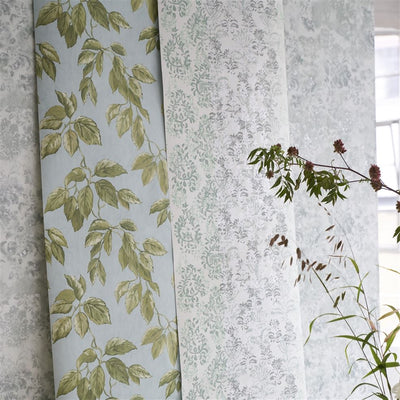 product image for Jangal Celadon Wallpaper from the Minakari Collection by Designers Guild 9
