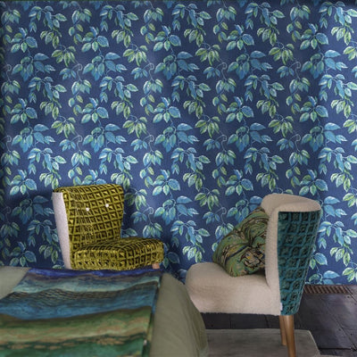 product image for Jangal Viridian Wallpaper from the Minakari Collection by Designers Guild 84