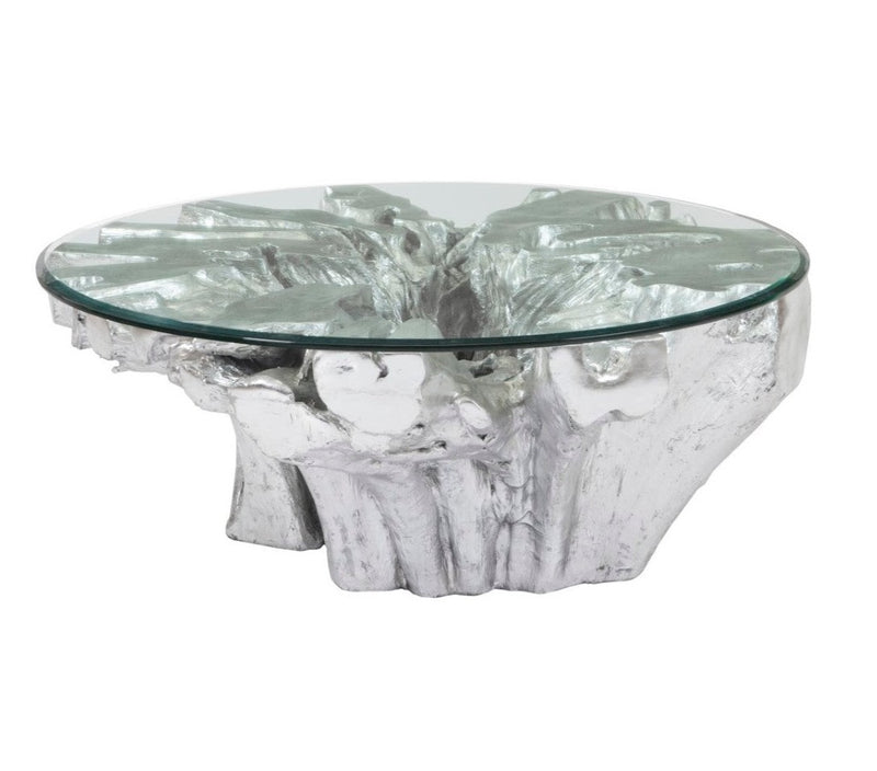 media image for Abyss Cast Root Coffee Table With Glass By Phillips Collection Ph67967 1 241