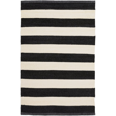 product image for picnic outdoor rug in black cream design by surya 1 66