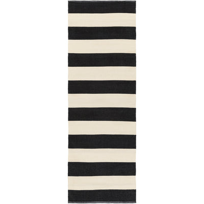 product image for picnic outdoor rug in black cream design by surya 3 64