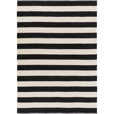 product image for picnic outdoor rug in black cream design by surya 4 55