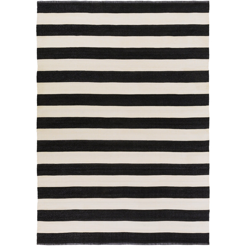 media image for picnic outdoor rug in black cream design by surya 4 240