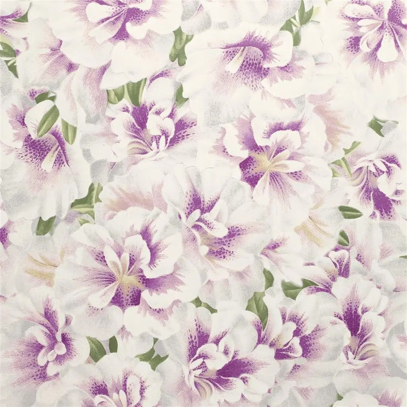 media image for Variegated Azalea Violet Wallpaper by John Derian for Designers Guild 233