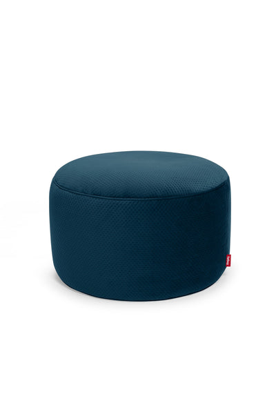 product image for Point Large Recycled Royal Velvet Pouf 93